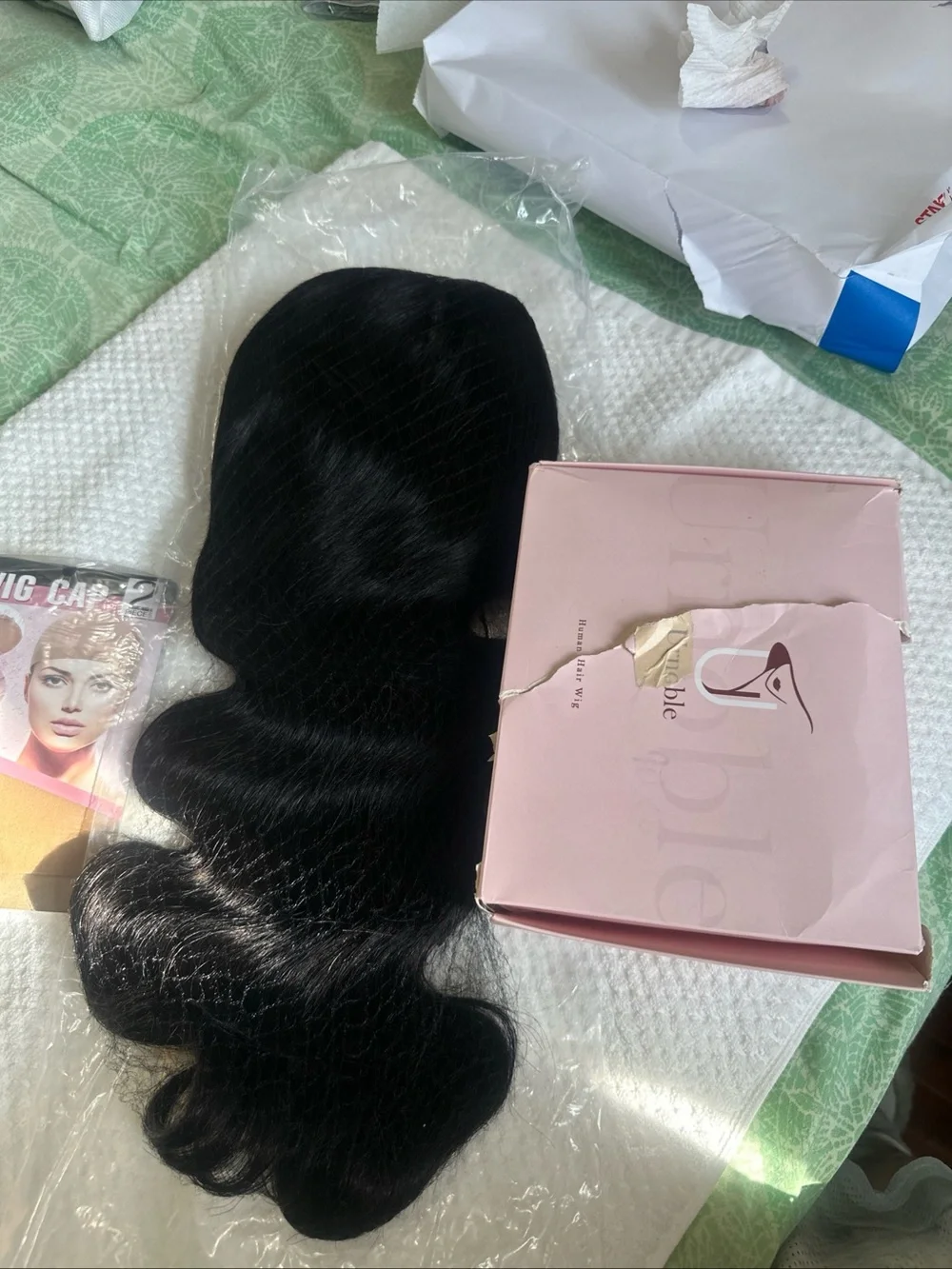 black body wave lace wig human hair